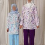 شومیز شلوار گل بهاری - رنگ بنفش