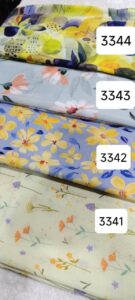 روسری دخترانه نخی طرح رنگ رنگی - قواره 120