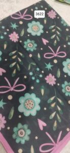 روسری نخی طرح گل - قواره 95