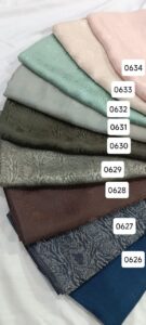 روسری ژاکارد ابریشم ترک طرح پلخشی - قواره 135