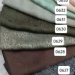 روسری ژاکارد ابریشم ترک طرح پلخشی - قواره 135