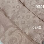 روسری ژاکارد لمه ترک گلبهی - قواره 120