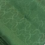روسری ژاکارد لمه طرح سبز زمردی - قواره 140 دو