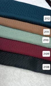 روسری ژاکارد بدونه لمه طرح FF - قواره 140