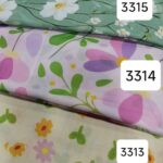 روسری دخترانه نخی طرح گل - قواره 120