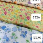 روسری دخترانه نخی طرح گل ناز - قواره 120