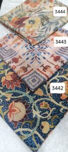 روسری دخترانه نخی اسپرت کرم - قواره 140