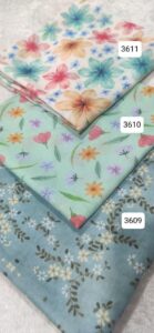 گل روسری نخی طرح گل رنگی - قواره 95