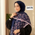 روسری نخ اسپان طرح پارادایس - قواره 140