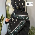 روسری نخی دخترانه طرح فانتزی - قواره 115