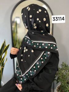 روسری نخی دخترانه طرح فانتزی - قواره 115
