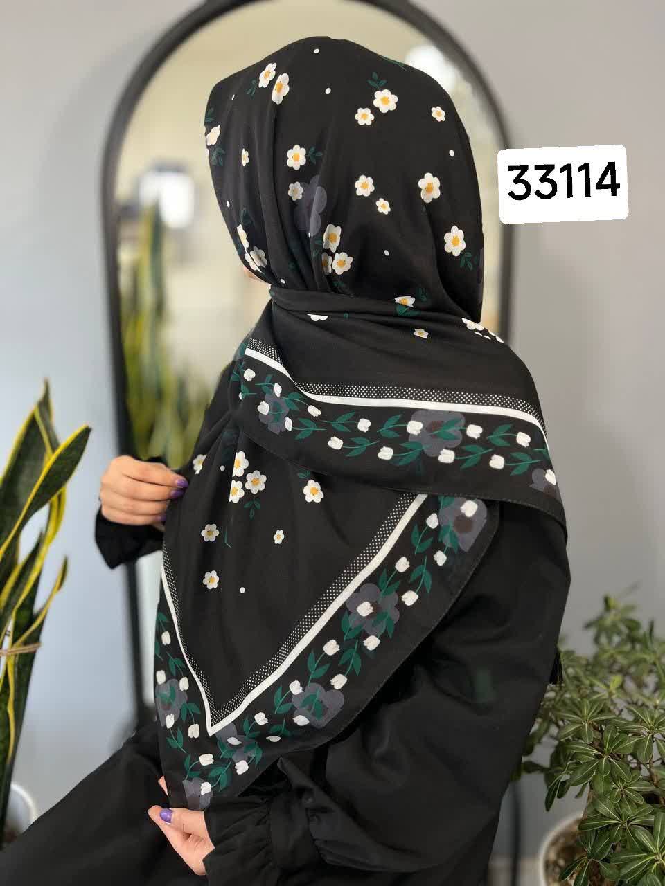 روسری نخی دخترانه طرح فانتزی - قواره 115