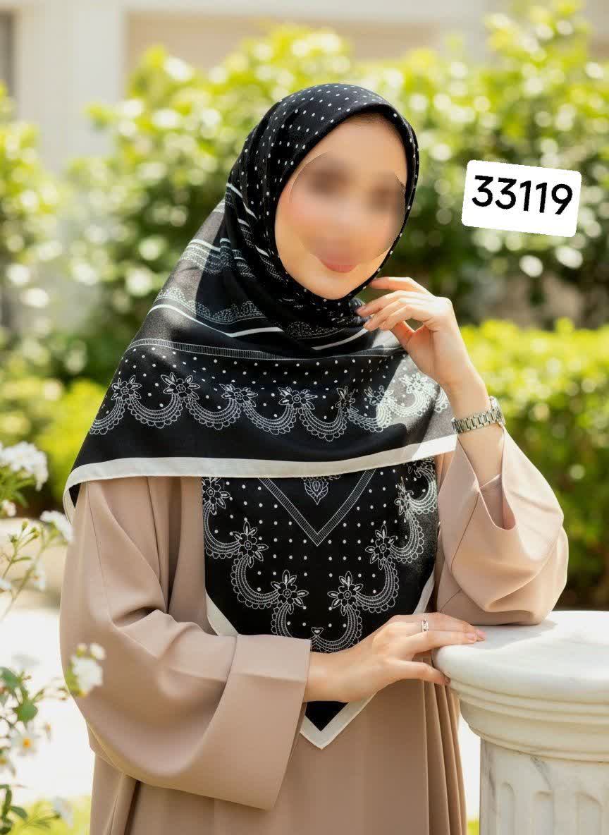 روسری نخی دخترانه طرح فانتزی - قواره 115